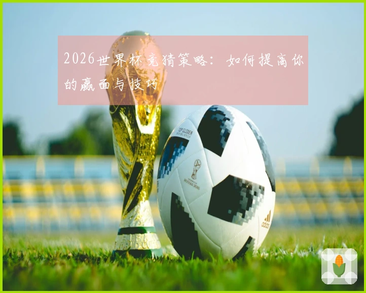 2026世界杯竞猜策略：如何提高你的赢面与技巧